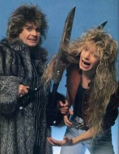 Back to the Early Days: Ozzy Osbourne and Zakk Wylde Show Off Their Playful Side in 1988 Hit Parader Shoot…..
