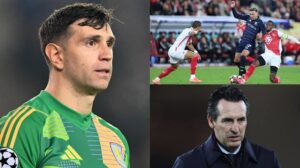 Aston Villa’s Star Trio Shining Bright: Emiliano Martínez, Ollie Watkins, and Leon Bailey Top Player Ratings……..