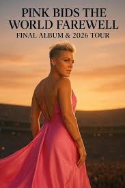 Pink Bids the World Farewell: Alecia Moore Confirms Final Tour For 2026 — Dates and Cities Revealed