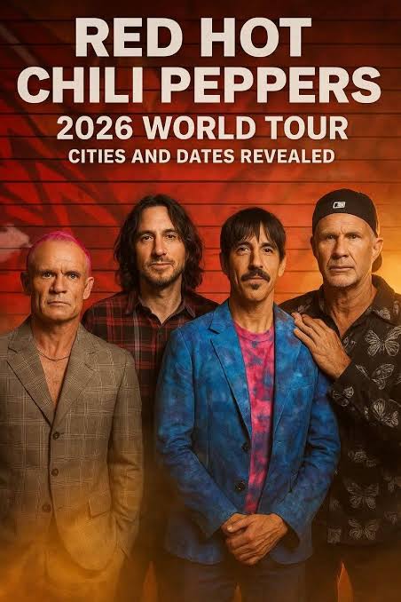 Rock Legends Unite! Red Hot Chili Peppers × Foo Fighters Announce Explosive 2026 World Tour — Full List of Dates and………Read more……….