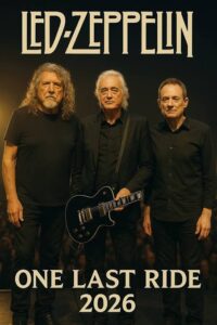 LED ZEPPELIN SHATTER THE SILENCE — “ONE LAST LIGHT” WORLD TOUR ANNOUNCED, A FINAL LEGENDARY FAREWELL THAT WILL CLOSE AN ERA OF ROCK HISTORY FOREVER……